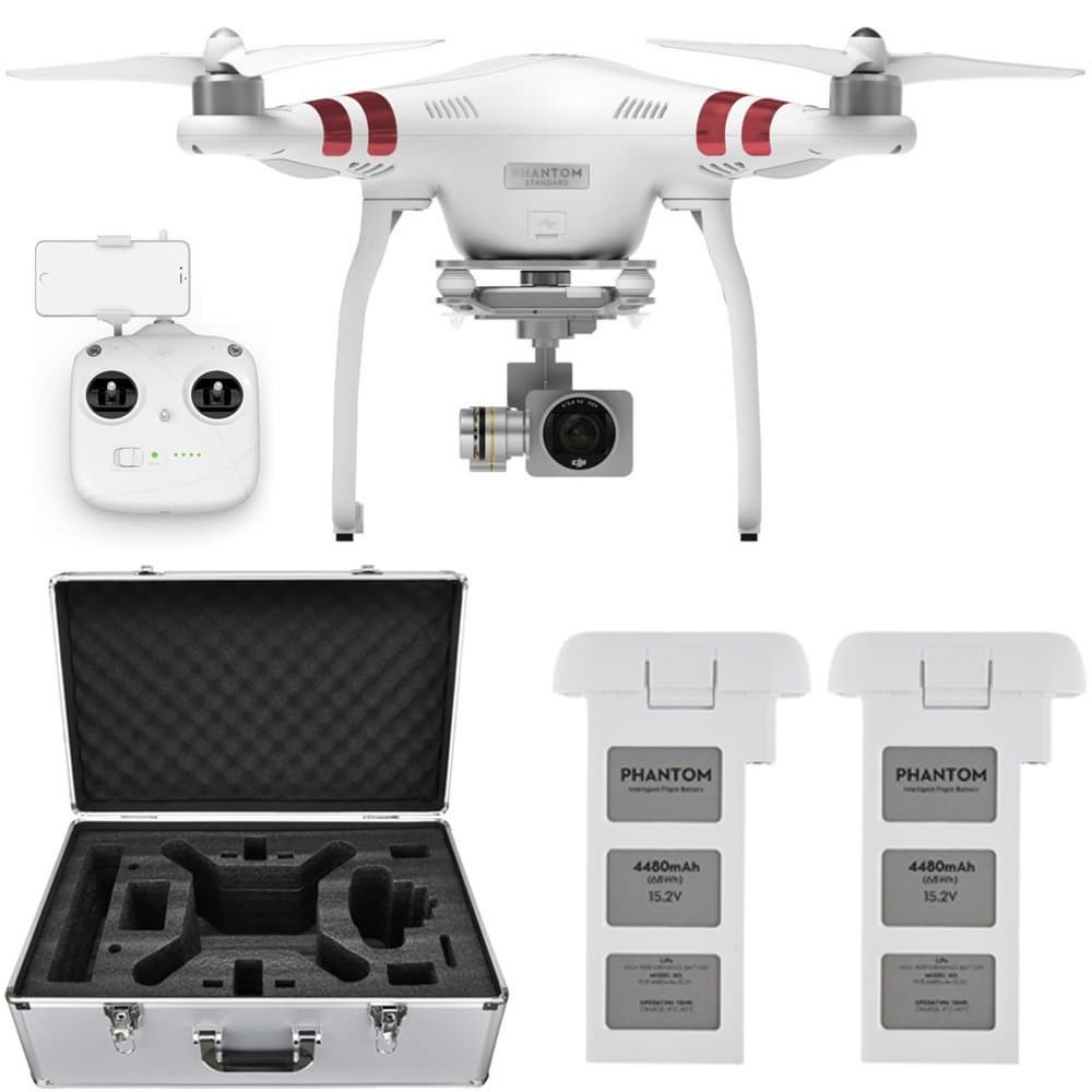 DJI Phantom 3 Standard Quadcopter Drone w_ 2_7K Camera
